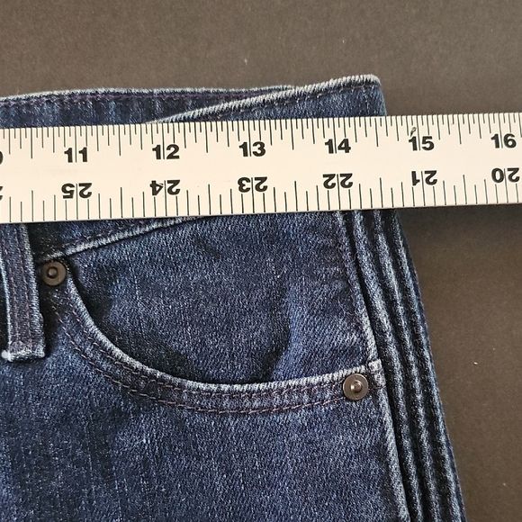 Adriano Goldschmied Prima Ankle Pintucked Indigo Pursuit Jeans Size 26 - Picture 8 of 11